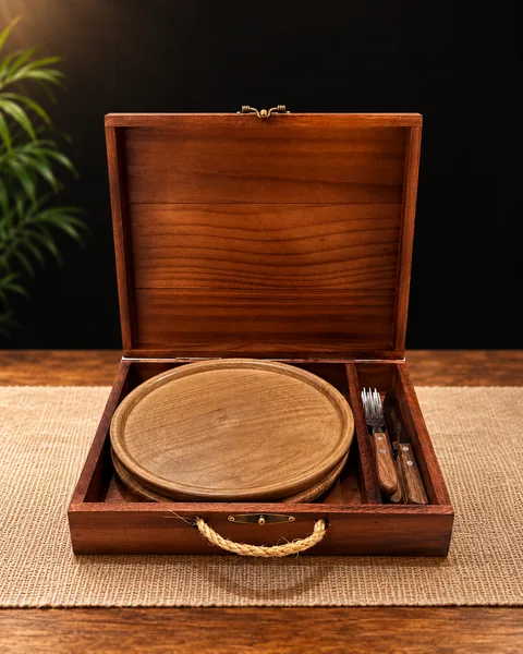 Duo-Grill Case de madera, hecho por DPINOS en Caaguazú