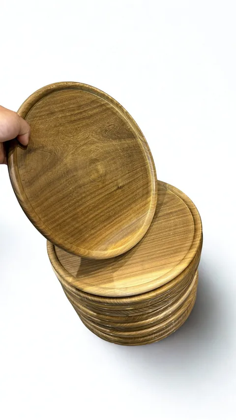 Mesa y servir: piezas de madera DPINOS