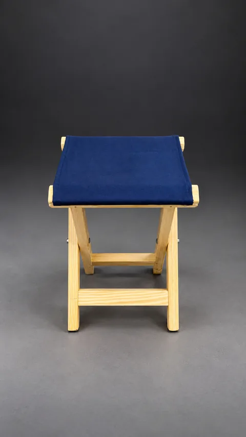 Butaca Plegable de Pino con Asiento de Tela de madera, hecho por DPINOS en Caaguazú